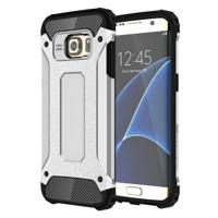 Voor Samsung Galaxy S7 Edge / G935 hard Armor TPU + PC combinatie hoesje (zilver)