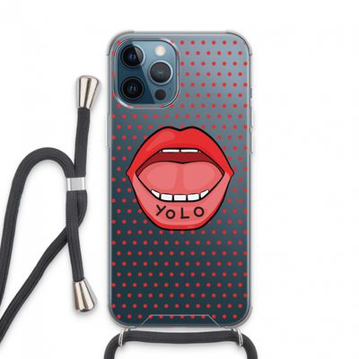 Yolo Denise: iPhone 13 Pro Max Transparant Hoesje met koord