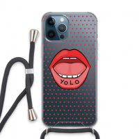 Yolo Denise: iPhone 13 Pro Max Transparant Hoesje met koord