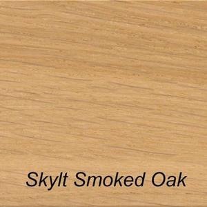 QLiv On Top eettafel ovaal 240x100 skylt smoked oak