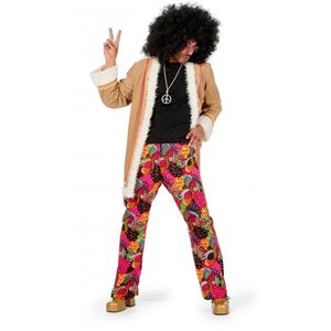 Hippie verkleedkleding voor heren 56 (2XL)  -