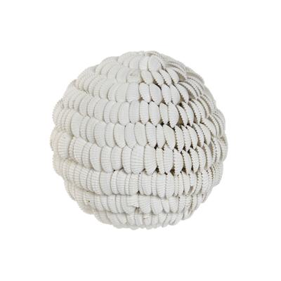 Decoratief sierding Home ESPRIT Wit 12 x 12 x 12 cm