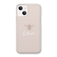 Be(e) kind: iPhone 13 mini Transparant Hoesje