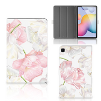 Samsung Galaxy Tab S6 Lite | S6 Lite (2022) Tablet Cover Lovely Flowers - thumbnail