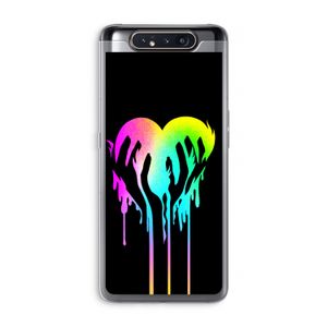 Hold My Heart: Samsung Galaxy A80 Transparant Hoesje