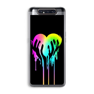 Hold My Heart: Samsung Galaxy A80 Transparant Hoesje
