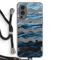 Oceaan: OnePlus Nord 2 5G Transparant Hoesje met koord - thumbnail
