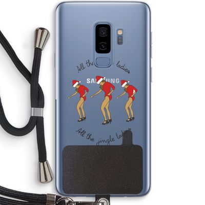 Jingle Ladies: Samsung Galaxy S9 Plus Transparant Hoesje met koord