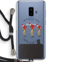 Jingle Ladies: Samsung Galaxy S9 Plus Transparant Hoesje met koord