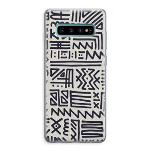Marrakech print: Samsung Galaxy S10 Plus Transparant Hoesje