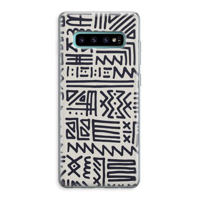 Marrakech print: Samsung Galaxy S10 Plus Transparant Hoesje