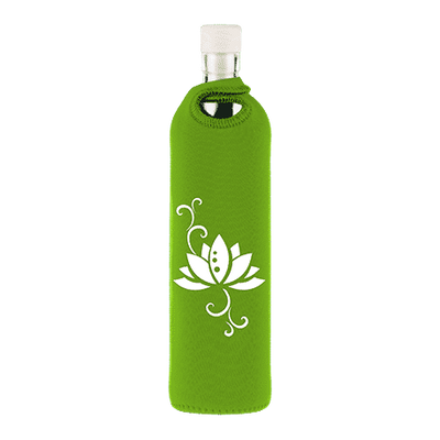 Flaska Glazen Waterfles Neo Design Lotus 750 ml
