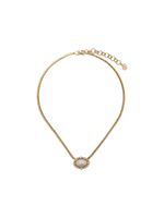 Christian Dior Pre-Owned collier à pendentif ovale