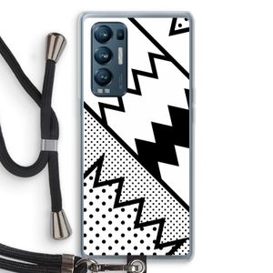 Pop Art #5: Oppo Find X3 Neo Transparant Hoesje met koord