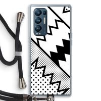 Pop Art #5: Oppo Find X3 Neo Transparant Hoesje met koord