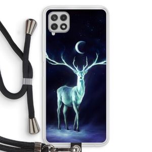 Nightbringer: Samsung Galaxy A22 4G Transparant Hoesje met koord