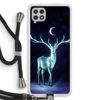 Nightbringer: Samsung Galaxy A22 4G Transparant Hoesje met koord