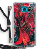 Endless Descent: Samsung Galaxy S6 Transparant Hoesje met koord