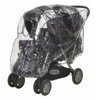 Universele regenhoes voor dubbele kinderwagen - Duowagen - Duo Buggy - Tweelingwagen