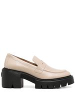 Stuart Weitzman mocassins Soho 70 mm en cuir - Tons neutres - thumbnail