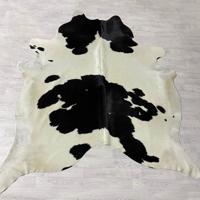 Koeienhuid zwart wit creme 235x225cm