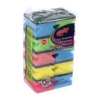 Schuursponsen 10 stuks easy grip multy Schuursponsen 10 stuks easy grip multy