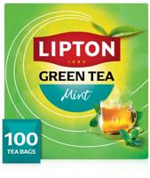Lipton thee Feel Good Selection, Groene thee munt, doos van 100 zakjes