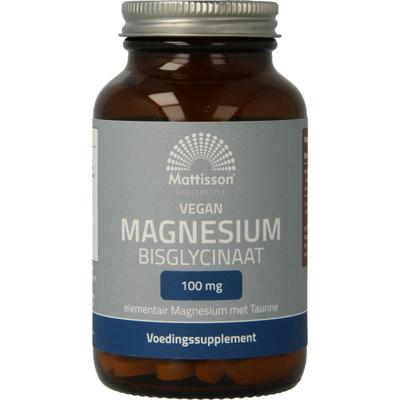 Mattisson Magnesium bisglycinaat 100mg taurine