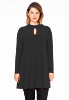 Yoek Tuniek wide bot cut-out | Zwart | Maat XXL