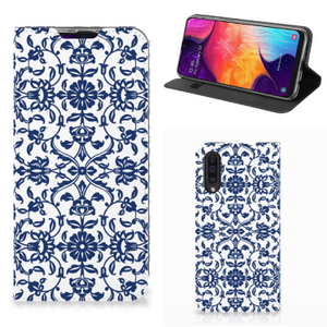 Samsung Galaxy A50 Smart Cover Flower Blue