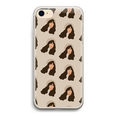 Bonjour mon amour: iPhone 7 Transparant Hoesje