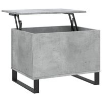 vidaXL Salontafel 60x44,5x45 cm bewerkt hout betongrijs - thumbnail