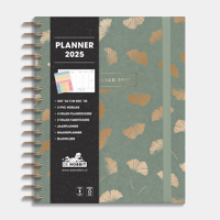 A5+ Planner 2025 Ginkgo