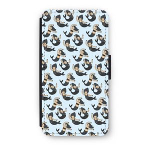 Zeemeermin: iPhone XS Flip Hoesje