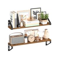 Zwevende wandplanken set voor veelzijdige wanddecoratie, 60B cm