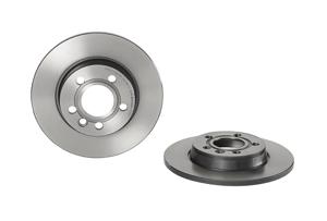 Remschijf COATED DISC LINE BREMBO, Remschijftype: Massief, u.a. für VW