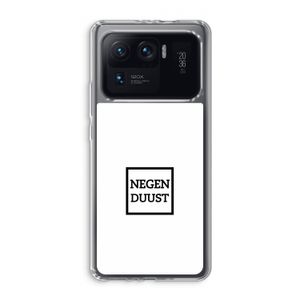 Negenduust vierkant: Xiaomi Mi 11 Ultra Transparant Hoesje