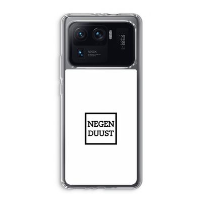Negenduust vierkant: Xiaomi Mi 11 Ultra Transparant Hoesje