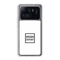 Negenduust vierkant: Xiaomi Mi 11 Ultra Transparant Hoesje