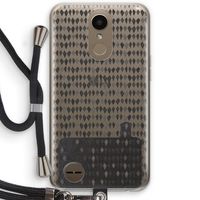 Crazy shapes: LG K10 (2017) Transparant Hoesje met koord