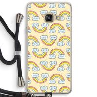 Regenboog: Samsung Galaxy A3 (2016) Transparant Hoesje met koord Regenboog: Samsung Galaxy A3 (2016) Transparant Hoesje met koord