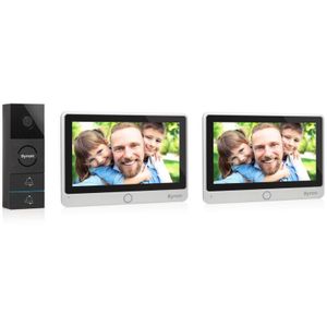 DIC-24122 Bedrade video deurbel voor 2 appartementen Deurbel