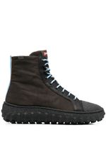 Camper bottines Ground en cuir - Noir - thumbnail