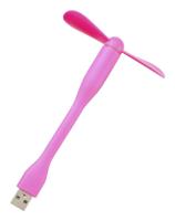 Renkforce RF-USBF-101-PK USB-ventilator Zwenkbaar (b x h x d) 85 x 141 x 21 mm - thumbnail