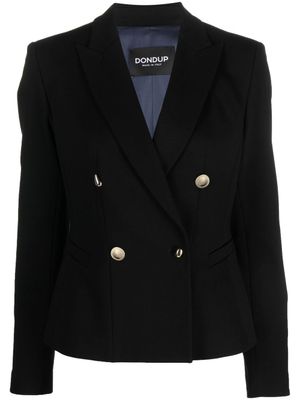 DONDUP blazer croisé à revers pointus - Noir