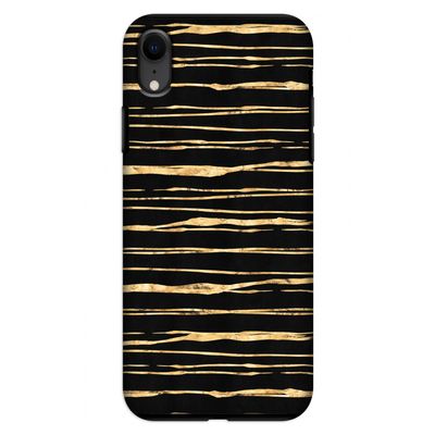 Gouden strepen: iPhone XR Tough Case