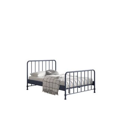 Vipack bed Bronxx - denim blauw - 140x200 cm - Leen Bakker