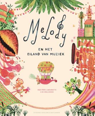 Melody en het Eiland van Muziek (Hardback)