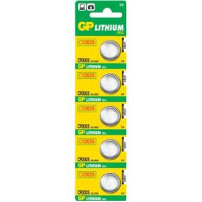 GP Batteries Lithium Cell CR2025 - [0602025C5]