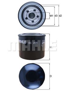 Oliefilter KNECHT, Diameter (mm)80mm, u.a. für Opel, Mitsubishi, Mazda, Honda, Subaru, Isuzu, Hyundai, Ford, Lotus, Vauxhall, GEO, Proton, KIA, Bedfor